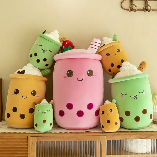 Bubble Tea Plush Pillow For Kids