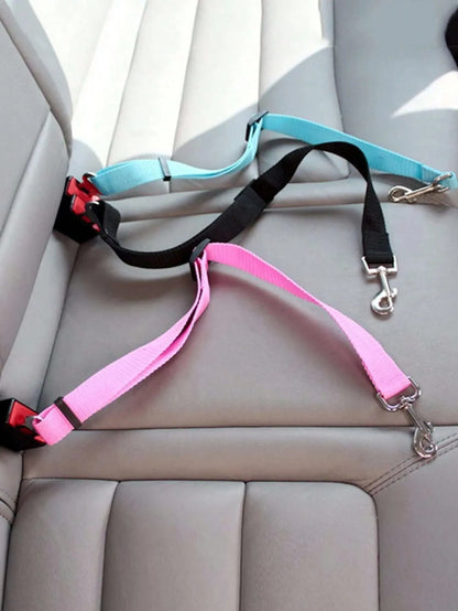 Retractable Pet Seat Belt for Dogs & Cats 🚗🐶🐱