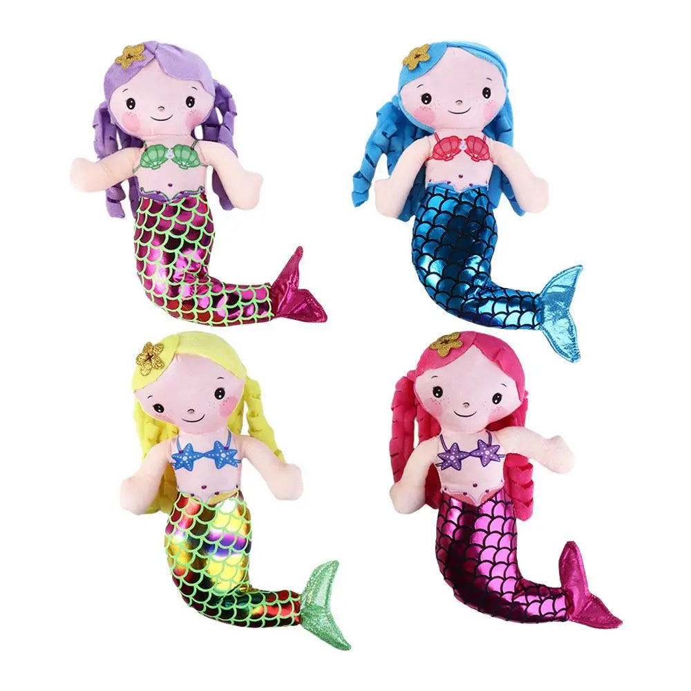 Cartoon Mermaid Plush Doll Pillow