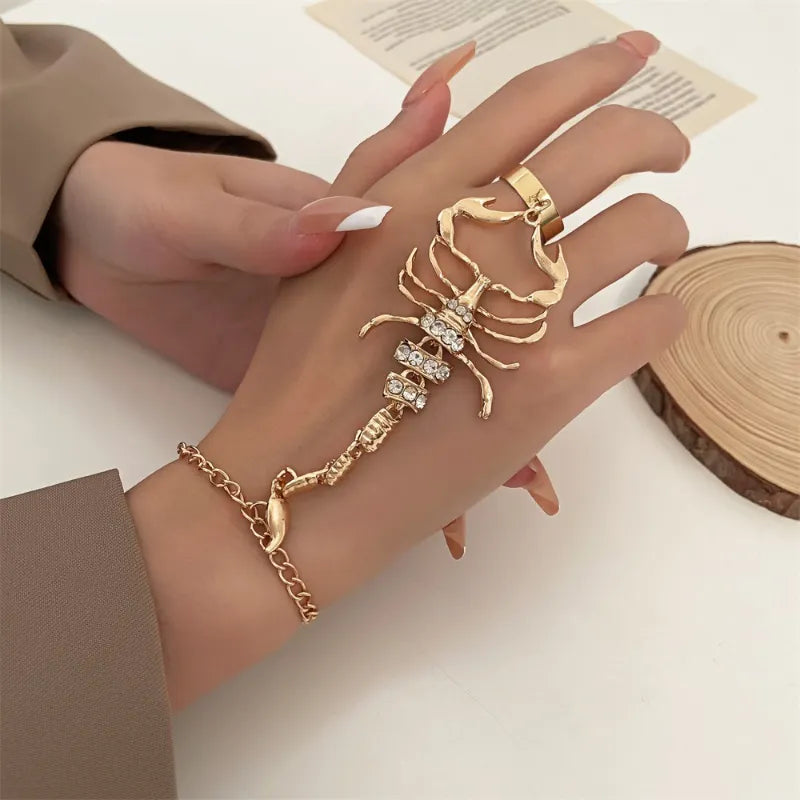 Pulsera de escorpión de moda para mujer