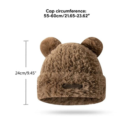 Furry Bear Beanie 🐻