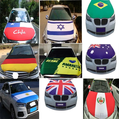 Haiti flag car Hood cover