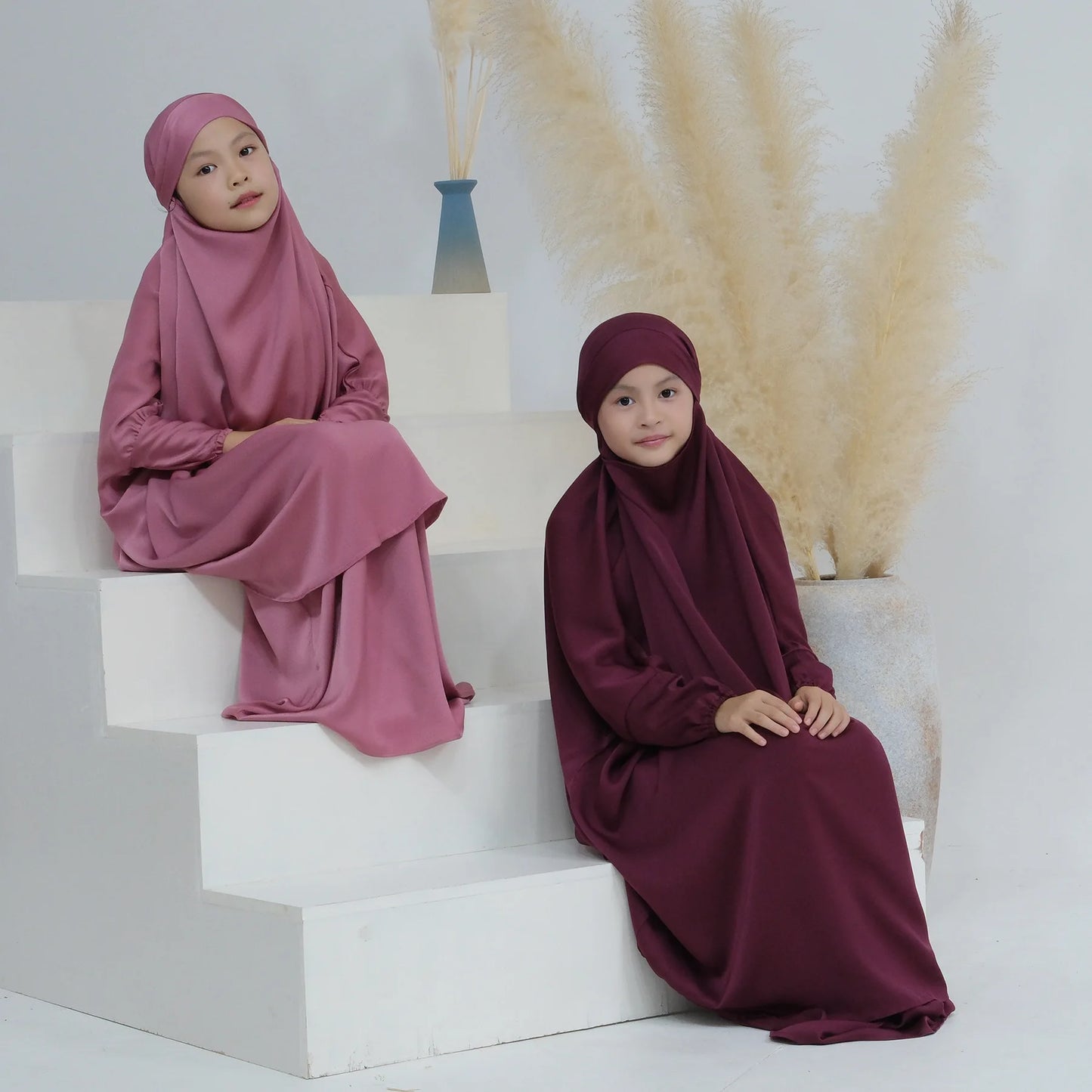 2 Piece Muslim Children Dress