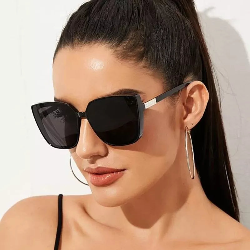 Gafas de sol estilo ojo de gato de lujo para mujer