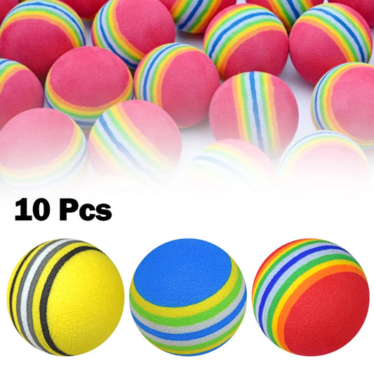 10pc Flexible Golf Balls