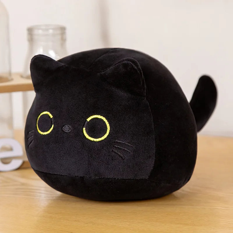 Cute Black Cat Pillow Plush