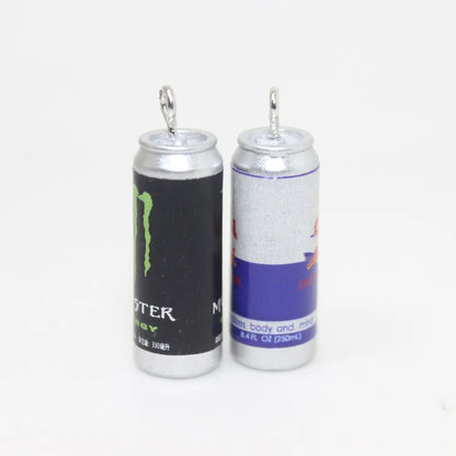 Energy Drink Can Bottle Pendant For Earring