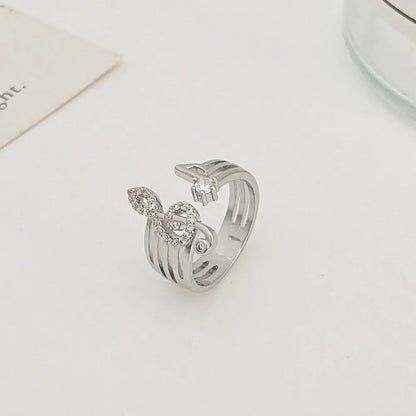 Fashion Music Note Ring For Women's