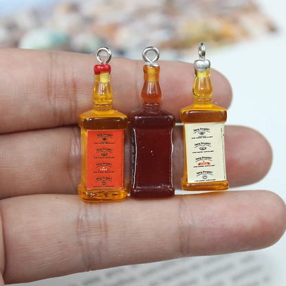 Liquor Bottle Pendant For Earring