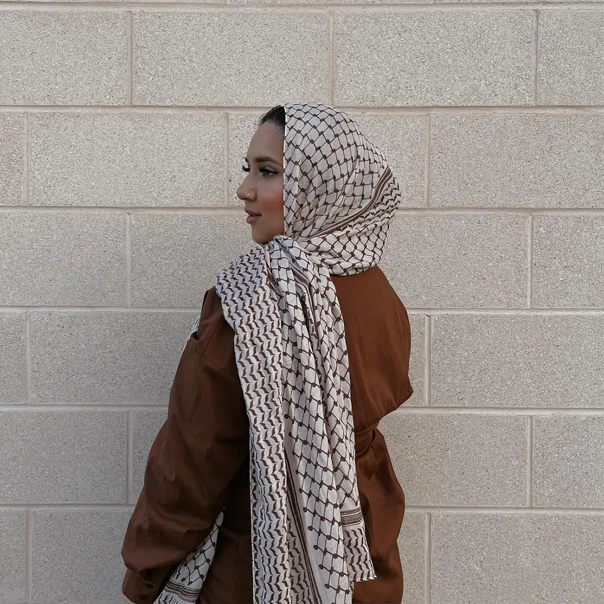 Gran oferta 2024 Keffiyeh estampado musulmán señoras Hijab Keffiyeh Palestina bufanda de alta calidad Hijab chal musulmán para mujeres 185*70cm