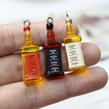 Liquor Bottle Pendant For Earring