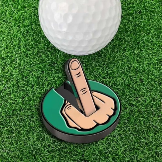 Funny Middle Finger Golf Ball Marker