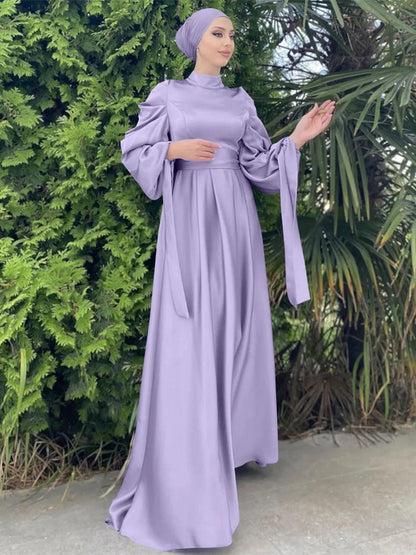 Vestido de moda musulmana para mujer.