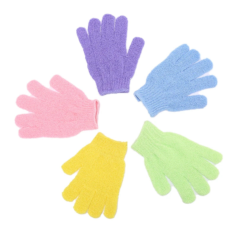 5PCS Gloves Shower Body Brush