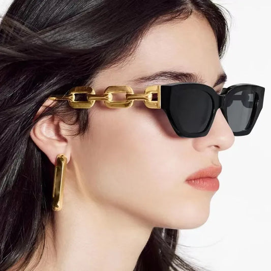 Gafas de sol estilo ojo de gato vintage de moda para mujer