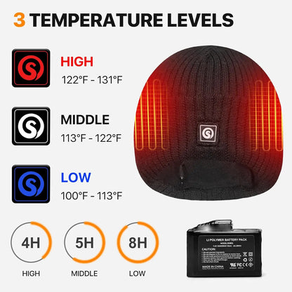 Warm Electric Heated Hat