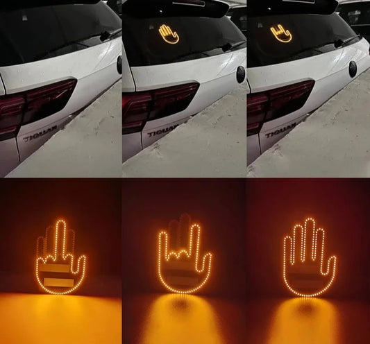 1 Set Car Finger Light with Remote