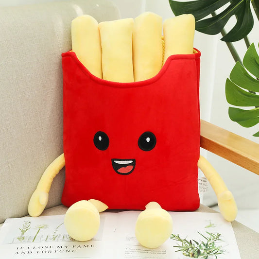 Cute Cartoon Fast Food Plush Pillow