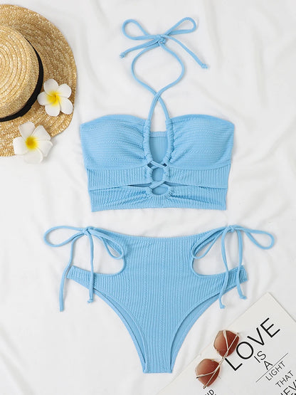 Sexy High Waisted Swimsuit