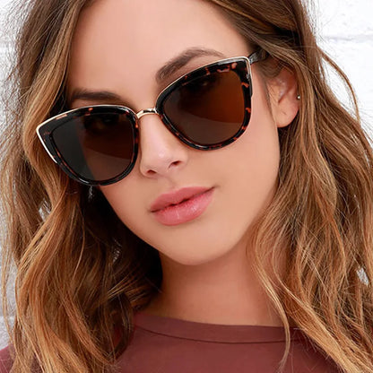 Gafas de sol tipo ojo de gato para mujer