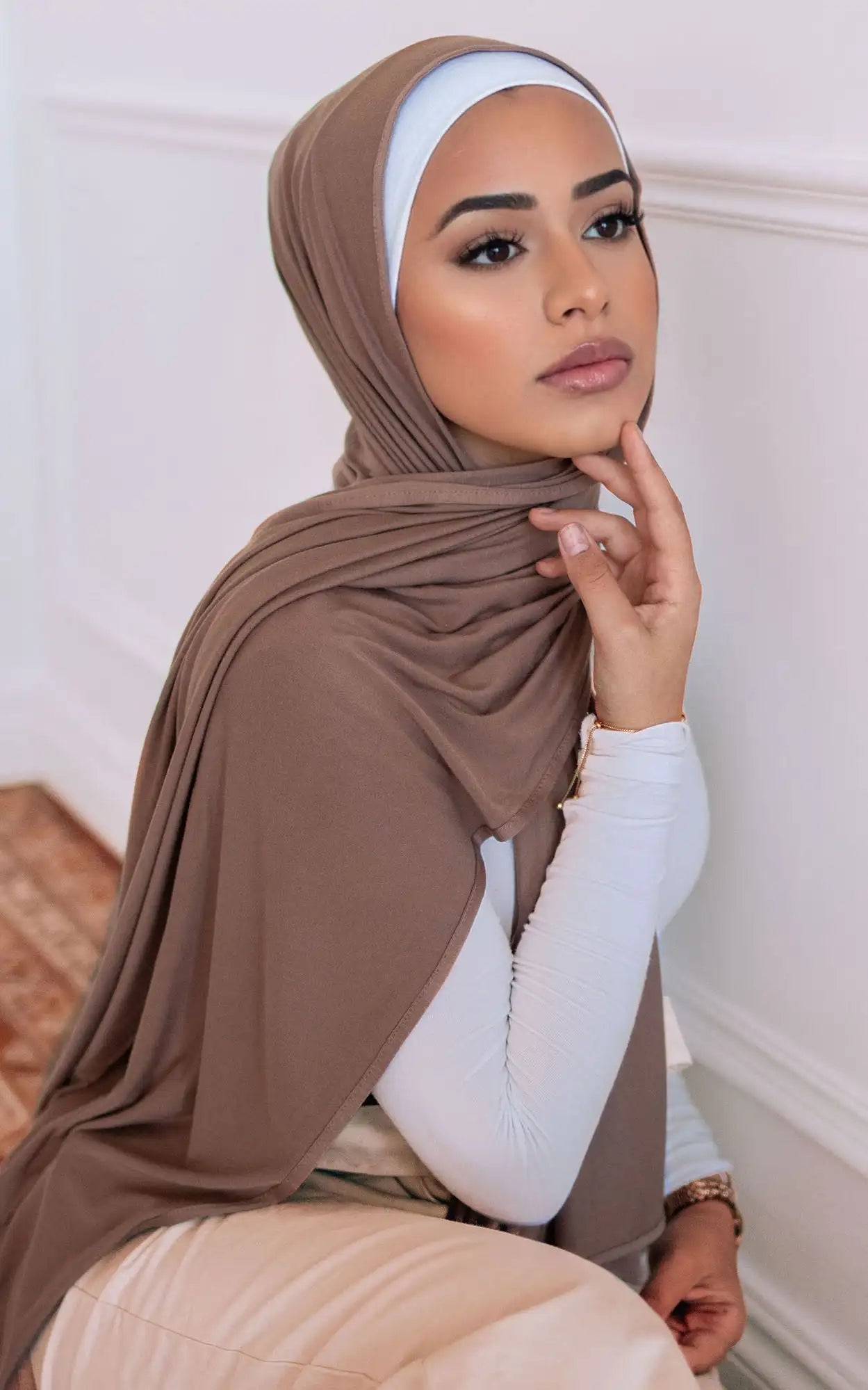 Grande taille Jersey Hijabs pour femme Turban mercerisé coton Hijab écharpe châle Turbans pour femmes Foulard foulards Ramadan Foulard