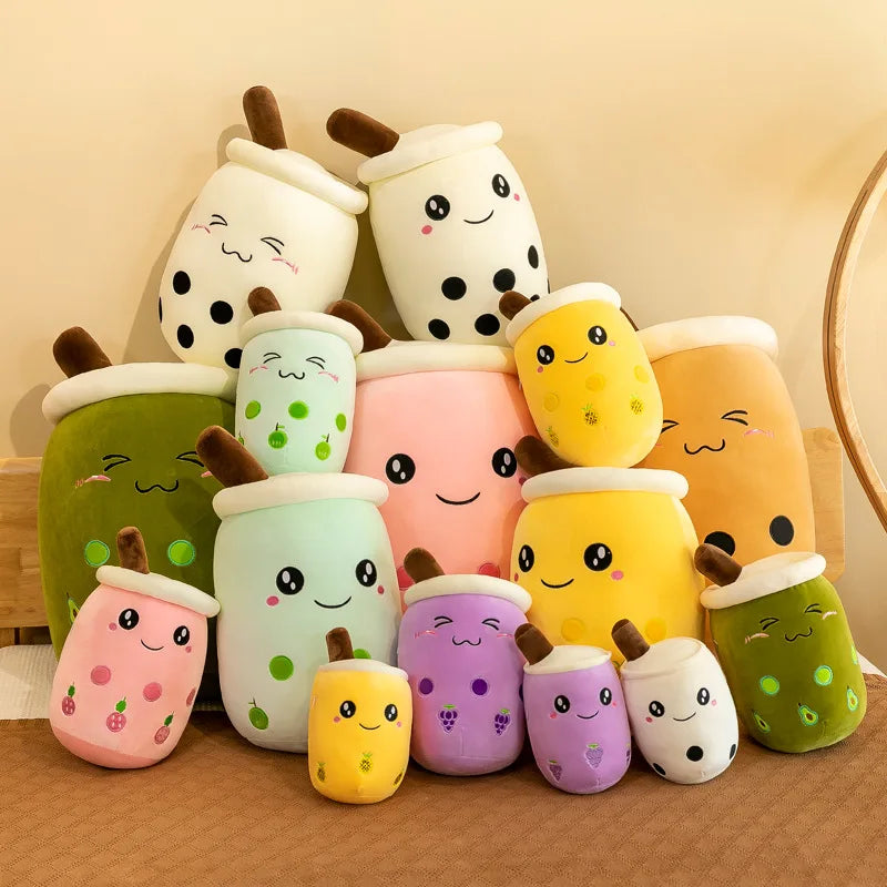 Bubble Tea Plush Pillow For Kids