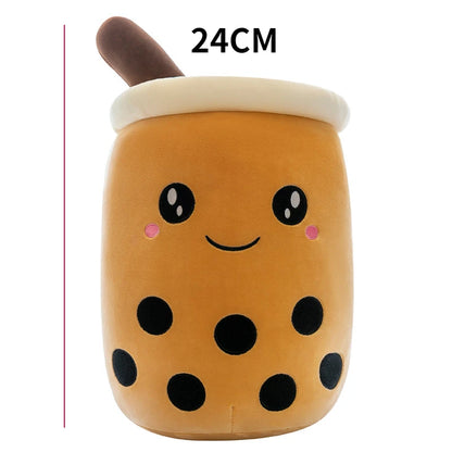 Almohada de felpa Bubble Tea para niños