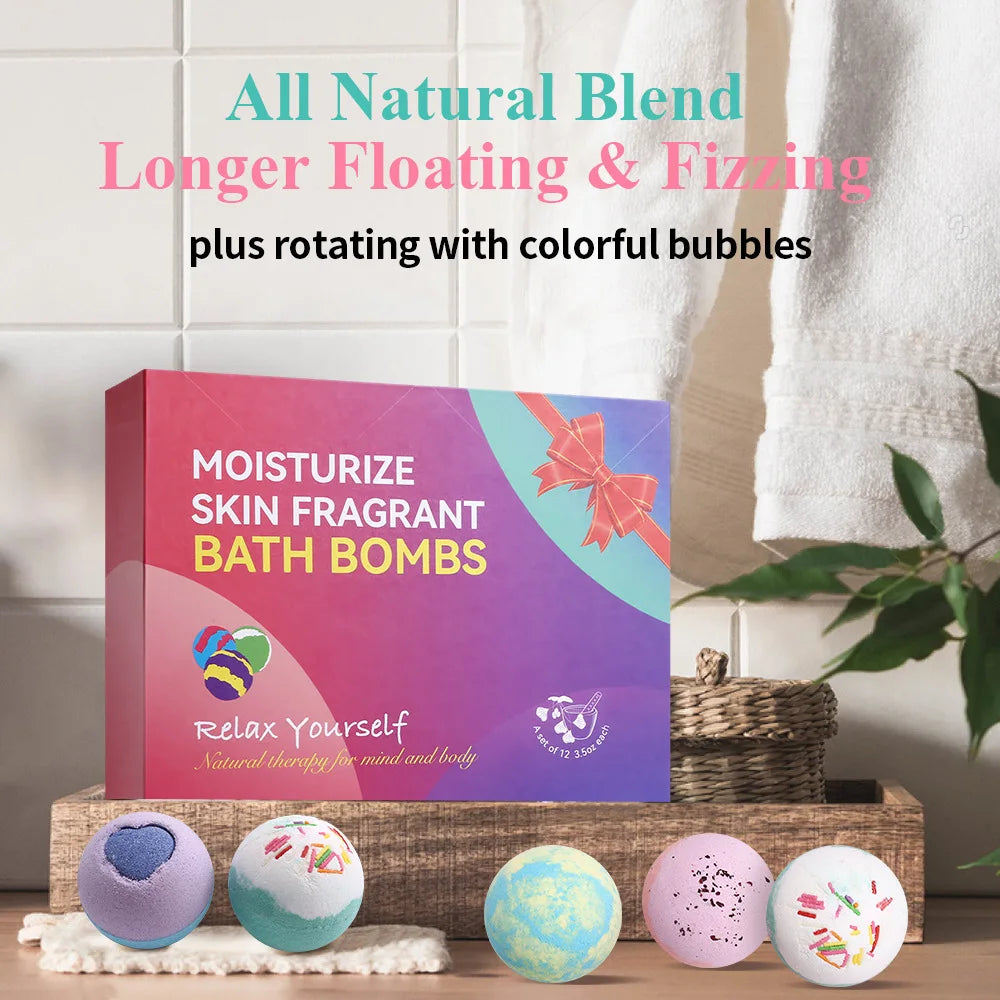 12Pcs Bath Bombs