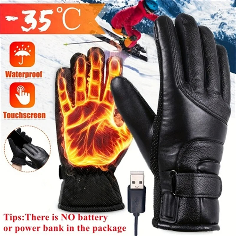 USB Heated Hand Warmer Gloves