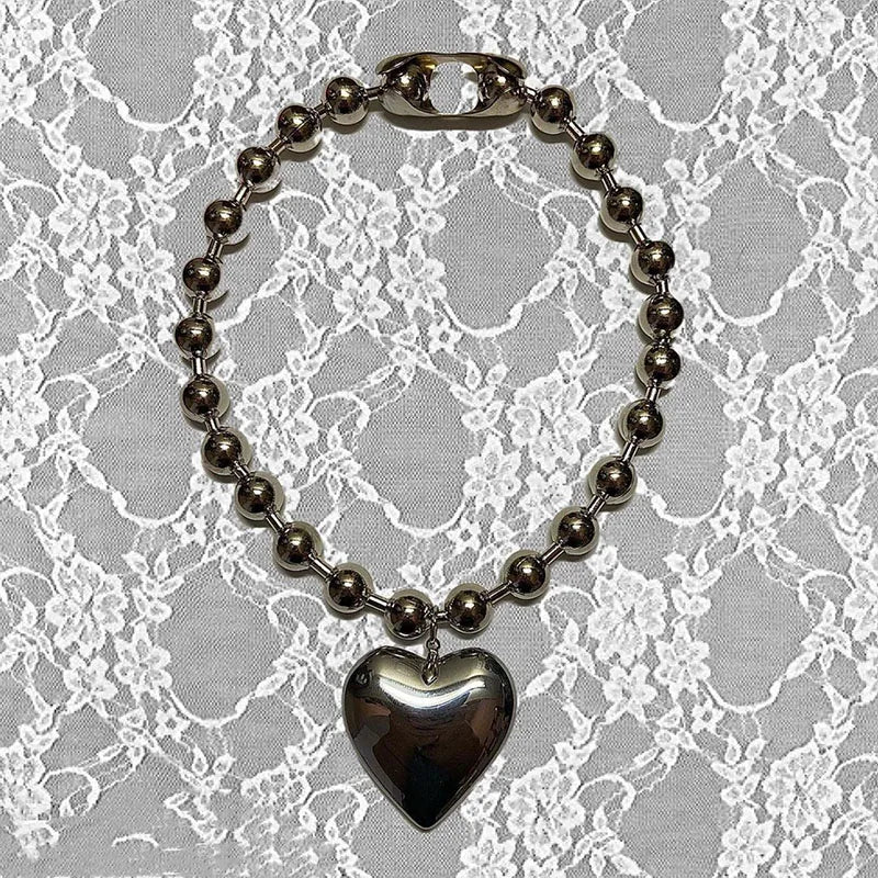 Collier de mode coeur mignon pour femmes