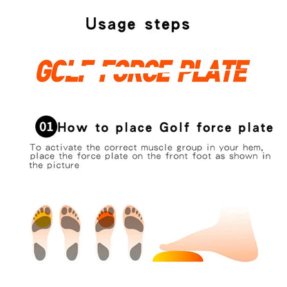 2 Pcs Golf Force Plate Step Pad