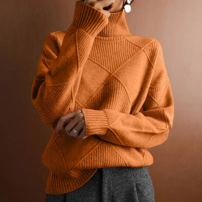 Women's Solid Color Loose Pullover Knitted Sweater