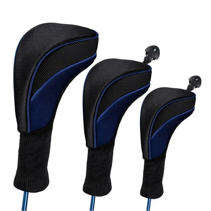 Introducing the 3pcs Set Golf Head Covers – your essential companion for keeping your golf clubs protected in style! ⛳️🏌️‍♂️