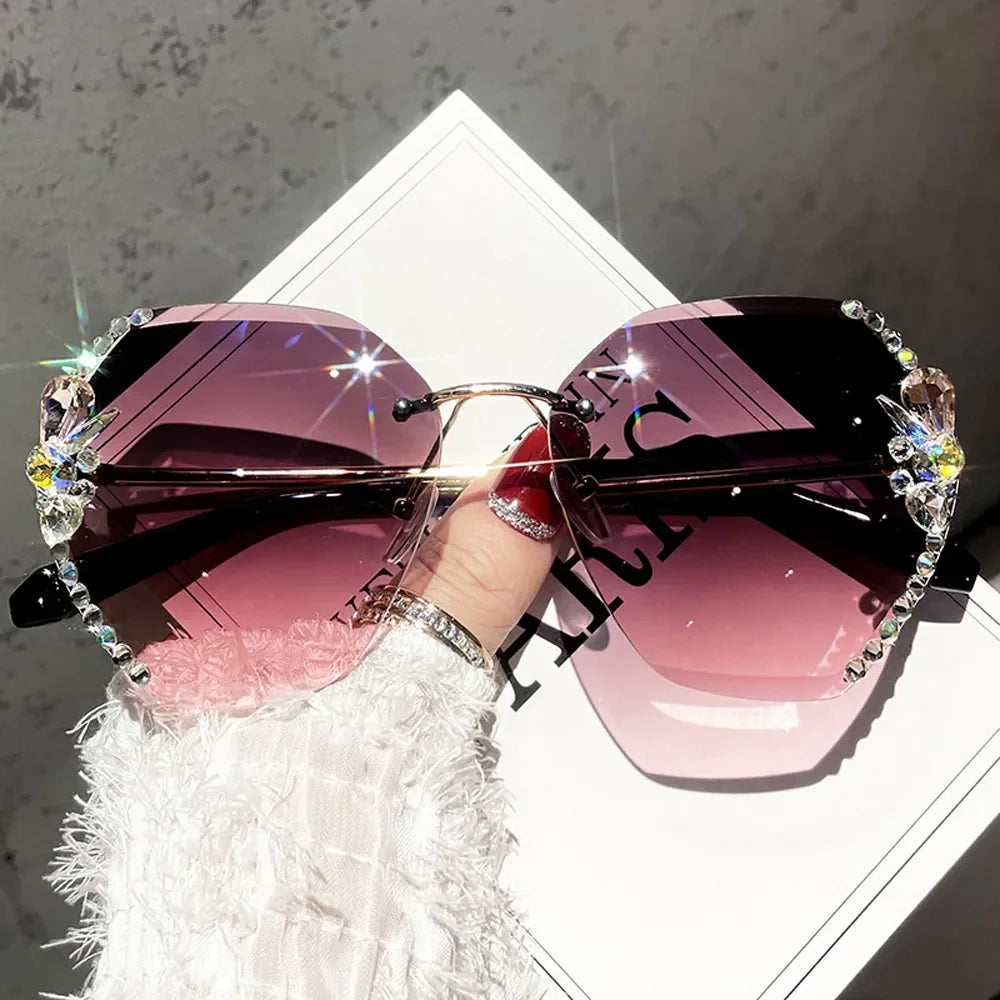 Gafas de sol de lujo de moda para mujer 