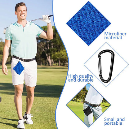 Square Golf Ball Cleaning Towel