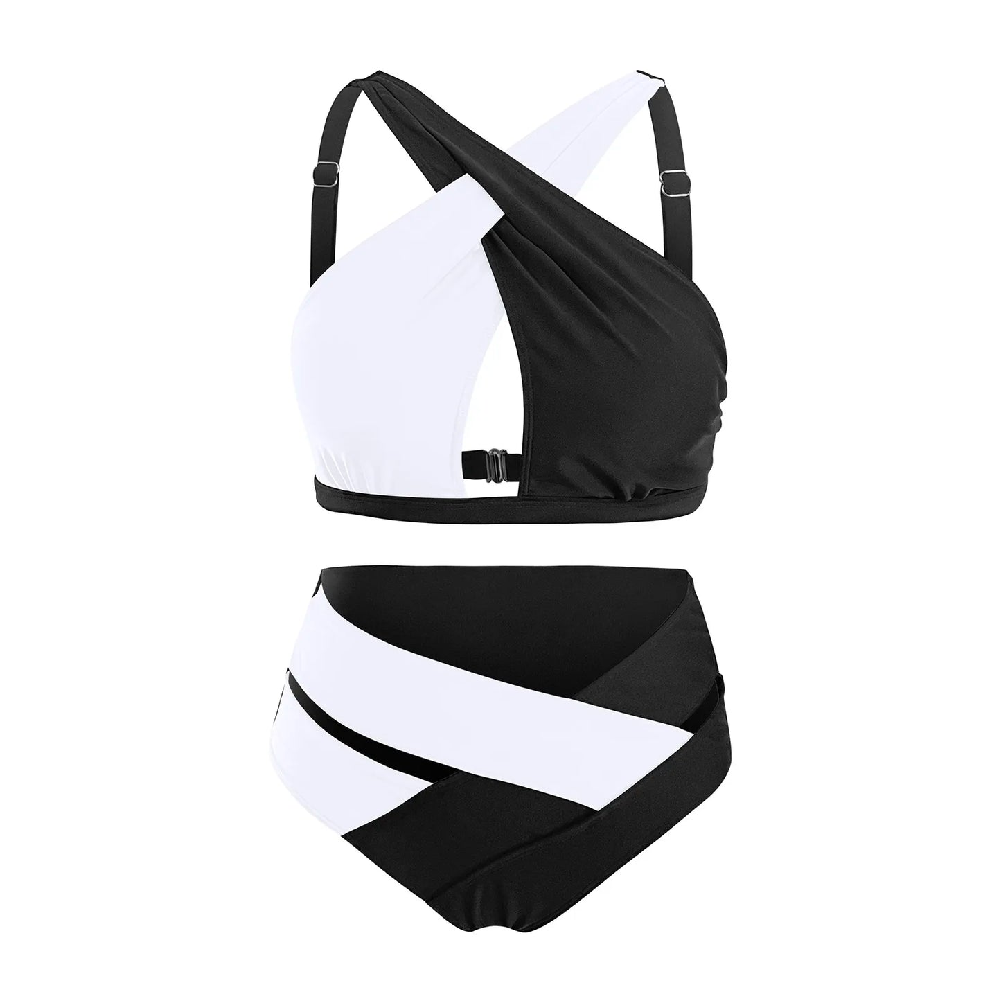 Two Piece High Waist Swimsuit