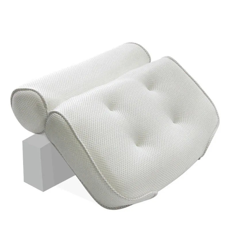 3D Mesh Spa Bath Tub Pillow with Suction Cups