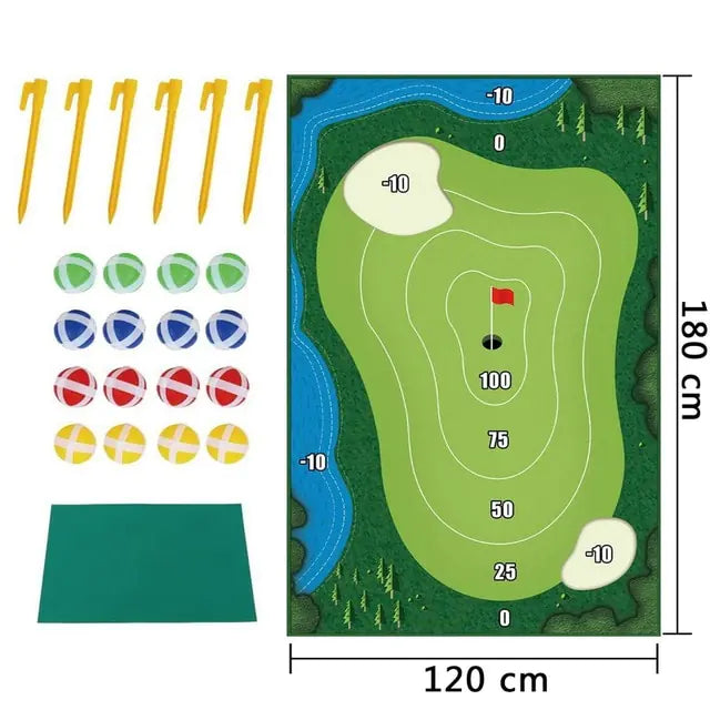 Casual Golf Game Mat Set