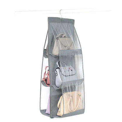 Transparent Storage Bag Hanging Handbag Organizer