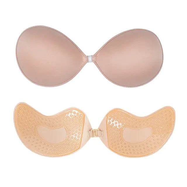 Sexy Women Invisible Silicone Push Up Bra