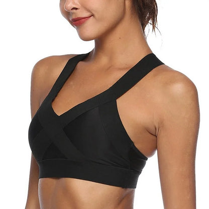Mesh Breathable Push-Up Sports Bra for Women