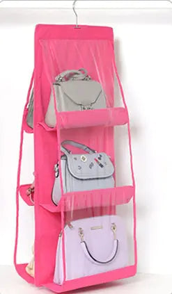 Transparent Storage Bag Hanging Handbag Organizer