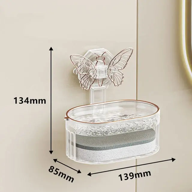 Double-Layer Suction Soap Holder