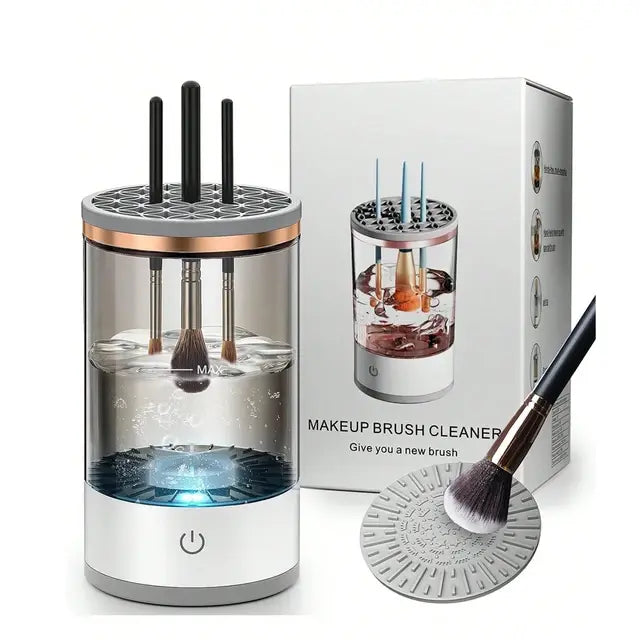 3-in-1 Automatic Makeup Brush Cleaning and Drying Stand