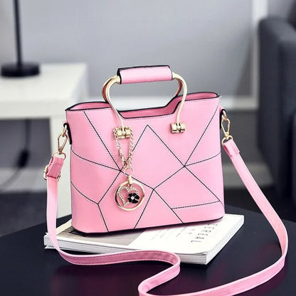 Luxury Geometric Design Women's Messenger Handbag