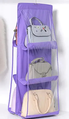 Transparent Storage Bag Hanging Handbag Organizer