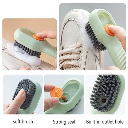 Shoe Brush Automatic Liquid Discharge