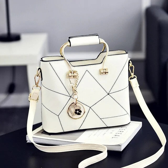 Luxury Geometric Design Women's Messenger Handbag