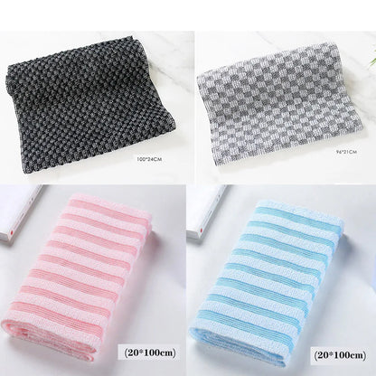 Silver Ion Multi-Function Foam Bath Towel