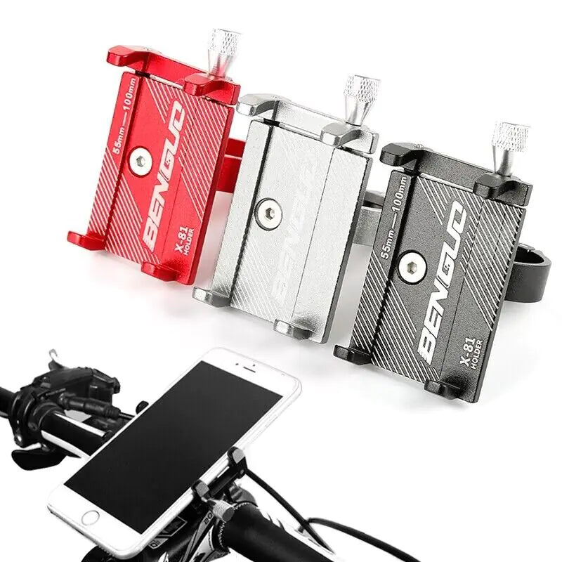 Aluminum Motorcycle Bike Bicycle Holder Mount Handlebar For Cell Phone GPS US